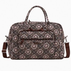 Vera Bradley Weekender Travel Bag in Mahogany Medallion